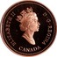 Canada Cent Royal Canadian Mint (1998) Antique finish KM# 309 ELIZABETH II D∙G∙REGINA coin obverse