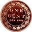 Canada Cent Royal Canadian Mint (1998) Antique finish KM# 309 ONE CENT 1908-1998 coin reverse