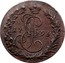 Russia Denga Ekaterina II 1793 KM C# 56.4 1793 coin obverse