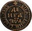 Russia Denga (Pyotr I) KM# 115 ВСЕѦ РѠССІИ САМОДЕРЖЕЦЪ ДЕ НГА ҃АѰS coin reverse