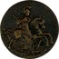 Russia Denga Pyotr III 1762 Reeded edge C# 40 - coin obverse