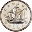 Canada Dollar George VI Newfoundland 1949 Specimen proof KM# 47 CANADA FLOREAT TERRA NOVA T.S.1949 DOLLAR coin reverse