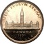 Canada Dollar George VI Royal Visit 1939 Matte speciman KM# 38 FIDE SVORVM REGNAT CANADA 1939 1 DOLLAR coin reverse