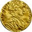 Russia Ducat (Chervonets) Pyotr I Trade Coinage 1712 D-L KM# A134 ЦЇꙖ ПЕТРЬ АЛЕЗІЕВИЧЬ coin obverse