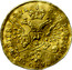 Russia Ducat Pyotr I Trade Coinage 1712 D-L KM# 139 ВСЕ РОСІСКИ САМОДЕРЖЕЦЬ 1712 coin reverse