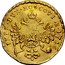Russia Ducat Pyotr I 1716 Retrograde 7 KM# 151 IMPM ∙ DVX ∙ MOSCOVIÆ ∙ 1716 coin reverse