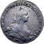 Russia Poltina Ekaterina II 1768 СПБ АШ C# 66a Б∙М∙ЕКАТЕРИНА∙II∙ІМП∙ІСАМОД∙ВСЕРОС ∙Т∙І∙ СПБ coin obverse
