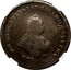 Russia Poltina Elizaveta (ММД) 1743 ММД C# 18.1 Б∙М∙ЕЛИСАВЕТЪ∙І∙ІМП∙ІСАМОД∙ВСЕРОС: М∙М∙Д coin obverse