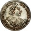 Russia Poltina Pyotr I (1718) KM# 156 ЦРЬ ПЕТРЪ АЛЕѮІЕВИЧЪ ВСЕАРОСИІ САМОДЕРЖЕЦЪ coin obverse