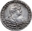 Russia Polupoltinnik Anna 1739 KM# 202 Б∙М∙АННАІМПЕРАТРИЦАІСАМОДЕРЖИЦАВСЕРОСИСКАЯ: coin obverse