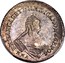 Russia Polupoltinnik Elizaveta (ММД) 1757 МБ C# 17b Б∙М∙ЕЛАСАВЕТЪ ∙І∙ ІМП:І САМОД∙ ВСЕРОС: ММД coin obverse