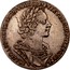 Russia Rouble Peter I 1725 KM# 162.5 ІСАМОДЕРЖЕЦЬ ВСЕРОСИІСКИІ ПЕТРЬ А ИМПЕРАТОРЬ coin obverse