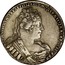 Russia Rouble Anna 1733 KM# 192.2 Б∙М∙АННАIИМПЕРАТРИЦА∙ІСАМОДЕРЖИЦА∙ВСЕРОСИСКАЯ coin obverse