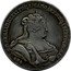 Russia Rouble Anna (СПБ) 1738 СПБ KM# 204 БМАННАІМПЕРАТРИЦАІСАМОДЕРЖИЦА∙ВСЕРОСИСКАЯ∙ СПБ ** coin obverse