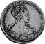 Russia Rouble Ekaterina I (СПБ) 1727 KM# 177.3 ЕКАТЕРИНА ІМПЕРАТРІЦА І САМОДЕРЖИЦА ВСЕРОС coin obverse