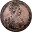 Russia Rouble Ekaterina I (СПБ) 1727 СПБ KM# 177.2 ЕКАТЕРІНА∙ІМПЕРАТРІЦА∙ІСАМОДЕРЖИЦА∙ВСЕРОС: coin obverse