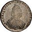 Russia Rouble Ekaterina II (СПБ) 1786 СПБ ЯА C# 67c Б∙М∙ЕКАТЕРИНА∙II∙ІМП∙ИСАМОД∙ВСЕРОС∙ ∙Т∙І∙ СПБ coin obverse