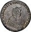 Russia Rouble Elizaveta (ММД) 1757 ММД МБ C# 19c.1 Б∙М∙ЕЛИСАВЕТЪ∙І∙ІМП:ІСАМОД:ВСЕРОС: ММД coin obverse