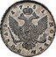 Russia Rouble Elizaveta (СПБ) 1751 СПБ ІМ C# 19b.5 1752 МОНЕТА∙ РꙊБЛЬ∙ І М coin reverse