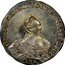 Russia Rouble Elizaveta (СПБ) 1757 СПБ ЯІ C# 19c.4 Б∙М∙ЕЛИСАВЕТЪ∙І∙ІМП∙ІСАМОД∙ВСЕРОС СПБ coin obverse