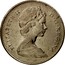 Canada 10 Cents Elizabeth II (2nd portrait) - Philadelphia mint 1969 Large date, large ship KM# 73 ELIZABETH II D∙G∙REGINA coin obverse