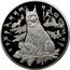 Russia 100 Roubles Lynx Luchs 1995 Proof Y# 498 СОХРАНИМ НАШ МИР coin reverse