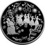 Russia 100 Roubles Nutcracker Ballet 1996 Proof Y# 488 ЩЕЛКУНЧИК coin reverse