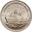 Russia 100 Roubles Original coin from Fleet Set 1996 In sets only Y# 509 300-ЛЕТИЕ РОССИЙСКОГО ФЛОТА АТОМНЫЙ ЛЕДОКОЛ <АРКТИКА> coin reverse