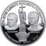 Russia 150 Roubles Patriotic War of 1812 1991 ЛМД Proof Y# 279 500 ЛЕТИЕ ЕДИНОГО РУССКОГО ГОСУДАРСТВА НАПОЛЕОН I АЛЕКСАНДР I ОТЕЧЕСТВЕННАЯ ВОЙНА 1812 Г. coin reverse