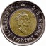 Canada 2 Dollars Golden Jubilee 1952-2002 KM# 449 ELIZABETH II D ∙ G ∙ REGINA 1952-2002 coin obverse