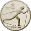 Canada 20 Dollars Cross-country Skiing 1986 Proof KM# 150 CALGARY 1988 20 DOLLARS coin reverse