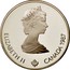 Canada 20 Dollars Curling 1987 Proof KM# 156 ELIZABETH II CANADA 1987 coin obverse