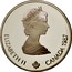 Canada 20 Dollars Ice Skating 1987 Proof KM# 155 ELIZABETH II CANADA 1987 coin obverse