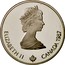 Canada 20 Dollars Ski Jump 1987 Proof KM# 159 ELIZABETH II CANADA 1987 coin obverse