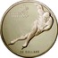Canada 20 Dollars Speed Skating 1985 Proof, Plain edge KM# 146 CALGARY 1988 20 DOLLARS coin reverse