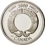 Canada 25 Cents August - Family 2000 Proof KM# 375a FAMILY 2000 FAMILLE WB CANADA coin reverse