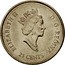 Canada 25 Cents Celebration 2000 KM# 383 25 CENTS ELIZABETH II D ∙ G ∙ REGINA coin obverse