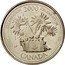 Canada 25 Cents Celebration 2000 KM# 383 CANADA CELEBRATION 2000 CÉLÉBRATION LP coin reverse