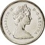 Canada 25 Cents Confederation (1967) KM# 68 ELIZABETH II D G REGINA coin obverse