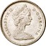 Canada 25 Cents Elizabeth II 2nd portrait 1968 KM# 62a ELIZABETH II D G REGINA coin obverse