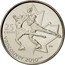 Canada 25 Cents Figure skating 2008 KM# 766 25 CENTS VANCOUVER 2010 coin reverse