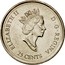 Canada 25 Cents Freedom - November 2000 KM# 374 25 CENTS ELIZABETH II D ∙ G ∙ REGINA coin obverse