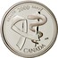 Canada 25 Cents Health 2000 Proof KM# 373a HEALTH 2000 SANTÉ AW CANADA coin reverse