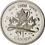 Canada 25 Cents January - Pride 2000 Proof KM# 384.2a PRIDE 2000 FIERTÉ DFW CANADA coin reverse