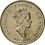 Canada 25 Cents New Brunswick (1992) KM# 203 ELIZABETH II CANADA D G REGINA 1867-1992 coin obverse