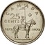 Canada 25 Cents Royal Canadian Mounted Police (1973) KM# 81.1 CANADA 25 CENTS 1873 1973 coin reverse