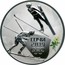 Russia 3 Roubles 2014 Winter Olympics - Nordic Combined 2014 Proof Y# 1484 СОЧИ 2014 coin reverse