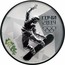 Russia 3 Roubles 2014 Winter Olympics, Sochi - Snowboard 2014 Proof Y# 1476 СОЧИ 2014 coin reverse