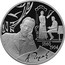 Russia 3 Roubles The 150th Anniversary of the Birthday of A.P. Chekhov 2010 Proof Y# 1166 ТРИ РУБЛЯ БАНК РОССИИ ∙ AG 925 ∙ 2010 Г. ∙ 31,1 СПМД ∙ coin obverse