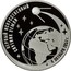 Russia 3 Roubles The 50th Anniversary of Launching the First Artificial Earth Satellite 2007 Proof Y# 1087 ТРИ РУБЛЯ БАНК РОССИИ ∙ AG 925 ∙ 2007 Г. ∙ 31,1 ММД ∙ coin obverse